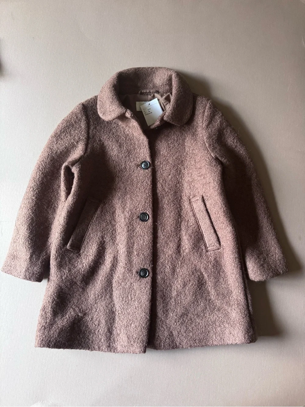 H&M Girls' Wool Blend Pea Coat